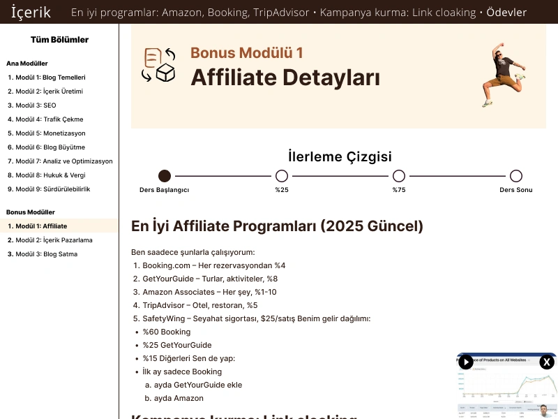 Affiliate Detayları - Link cloaking